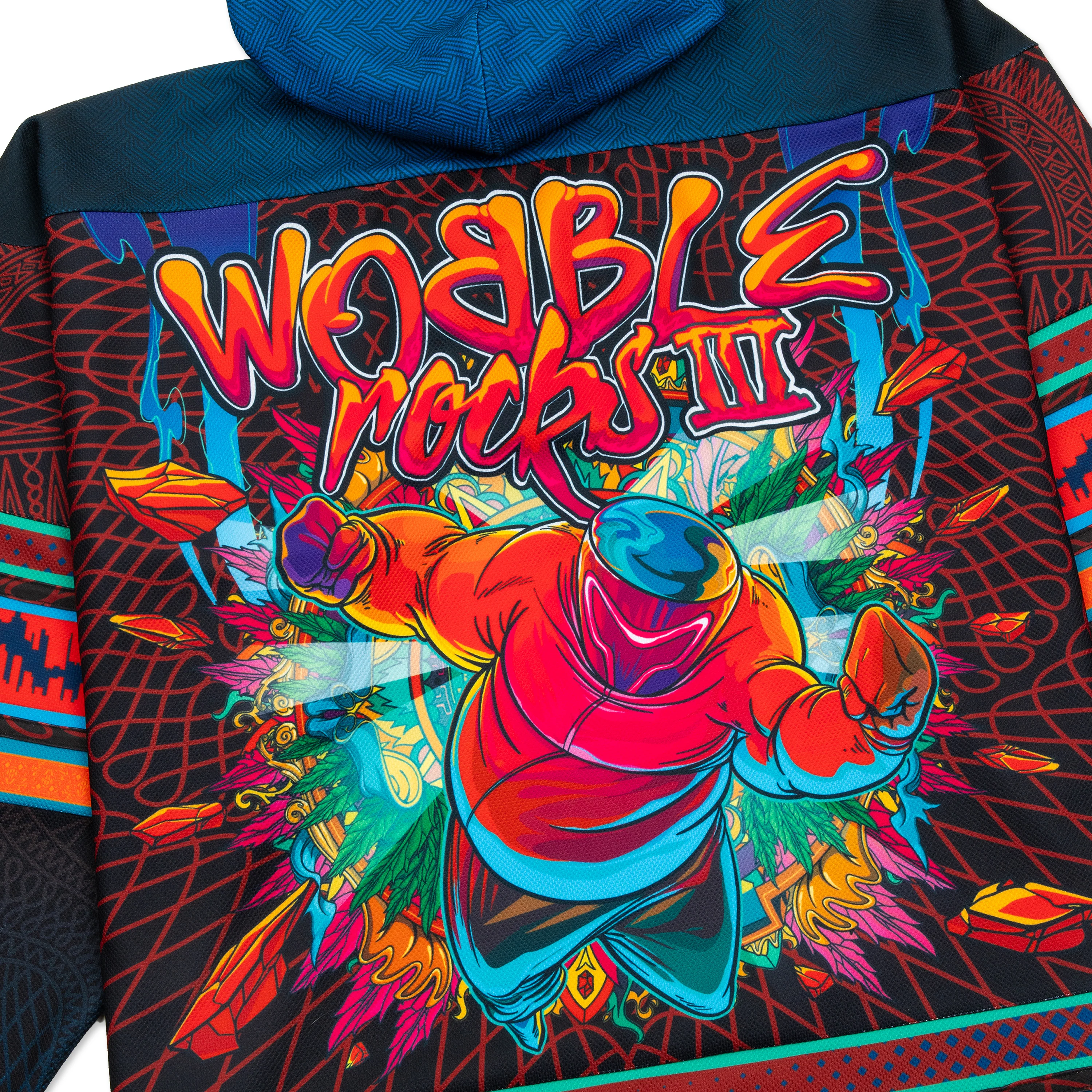 Wobble Rocks III  Hockey Jersey - Image 4